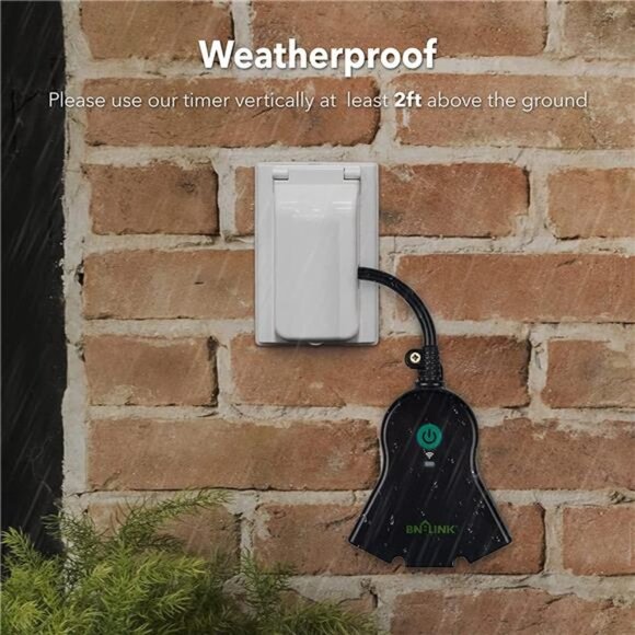 Smart WiFi Heavy Duty Outdoor Outlet, Timer (Outdoor) 2.4 GHz - Picture 6 of 6